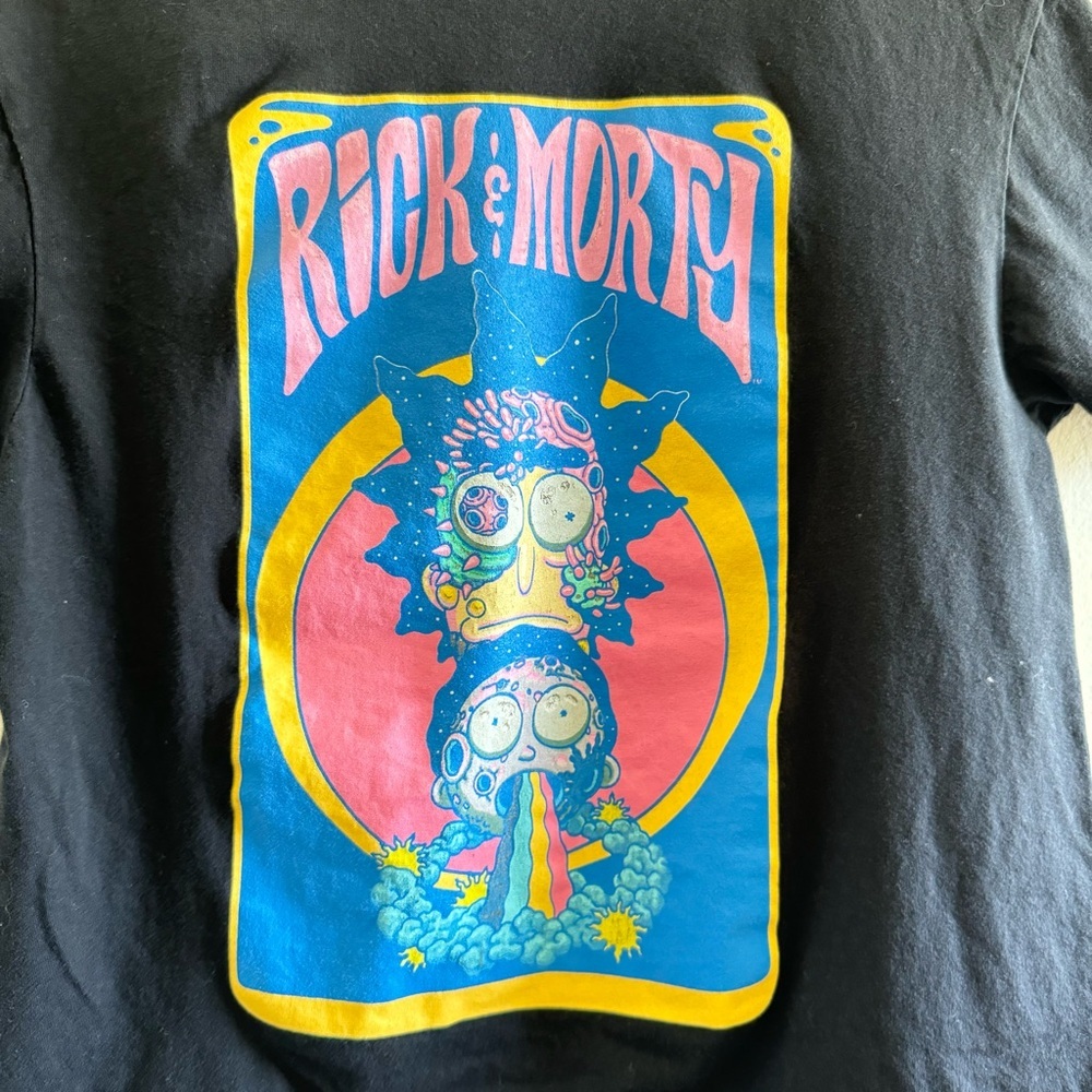 Adult Swim Rick and Morty Graphic T-Shirt Size Medium - Picture 4 of 5